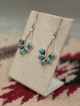 Load image into Gallery viewer, TURQUOISE 4 STONE EARRINGS
