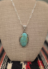 Load image into Gallery viewer, TURQUOISE OVAL PENDANT- MIKE SMITH
