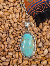 Load image into Gallery viewer, TURQUOISE OVAL PENDANT- MIKE SMITH
