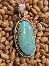 Load image into Gallery viewer, TURQUOISE OVAL PENDANT- MIKE SMITH
