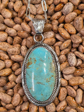 Load image into Gallery viewer, TURQUOISE OVAL PENDANT- MIKE SMITH
