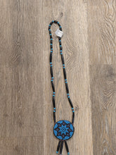 Load image into Gallery viewer, HORN BEADED ROSETTE NECKLACE
