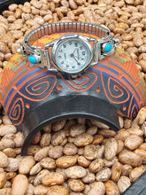Load image into Gallery viewer, TURQUOISE &amp; CORAL WATCH - JUDY LARGO
