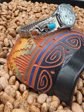 Load image into Gallery viewer, TURQUOISE &amp; CORAL WATCH - JUDY LARGO
