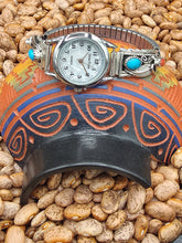Load image into Gallery viewer, TURQUOISE &amp; CORAL WATCH - JUDY LARGO
