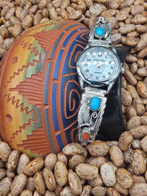 Load image into Gallery viewer, TURQUOISE &amp; CORAL WATCH - JUDY LARGO
