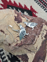 Load image into Gallery viewer, STERLING SILVER OVERLAY QUAIL EARRINGS- HOPI - DANIELLE WADSWORTH

