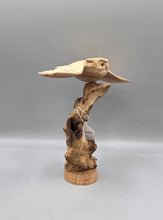 Load image into Gallery viewer, FLYING OWL ON WOOD
