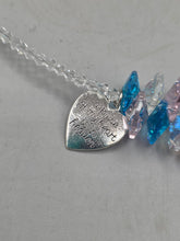 Load image into Gallery viewer, DOG PAW with HEART CRYSTAL SUNCATCHER
