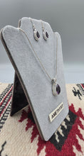 Load image into Gallery viewer, AMETHYST TEARDROP PENDANT &amp; EARRINGS SET

