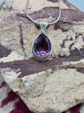Load image into Gallery viewer, AMETHYST TEARDROP PENDANT &amp; EARRINGS SET

