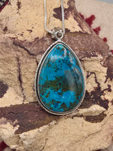 Load image into Gallery viewer, CHRYSOCOLLA TEARDROP NECKLACE
