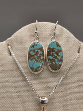 Load image into Gallery viewer, #8 TURQUOISE NECKLACE &amp; EARRINGS SET - OVAL
