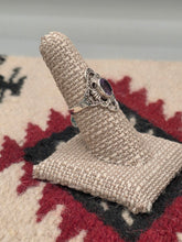 Load image into Gallery viewer, AMETHYST RING MARCASITE SETTING - SIZE 7
