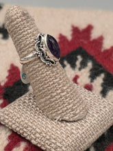 Load image into Gallery viewer, AMETHYST RING - DIAMOND - SIZE 6
