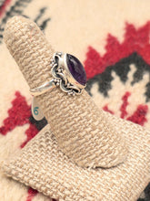 Load image into Gallery viewer, AMETHYST RING - DIAMOND - SIZE 6
