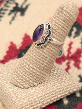 Load image into Gallery viewer, AMETHYST RING - DIAMOND - SIZE 6
