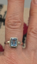 Load image into Gallery viewer, BLUE TOPAZ - RECTANGLE  - SIZE 10

