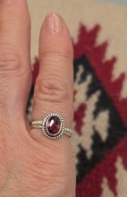 Load image into Gallery viewer, GARNET RING - OVAL - SIZE 6
