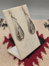 Load image into Gallery viewer, STERLING SILVER QUAIL DESIGN EARRINGS  - HOPI - SONNY GENE
