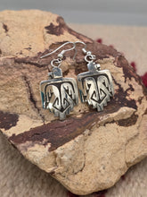 Load image into Gallery viewer, STERLING SILVER THUNDERBIRD EARRINGS  - HOPI -
