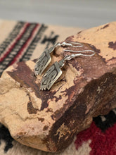 Load image into Gallery viewer, STERLING SILVER THUNDERBIRD EARRINGS  - HOPI -
