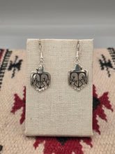 Load image into Gallery viewer, STERLING SILVER THUNDERBIRD EARRINGS  - HOPI -
