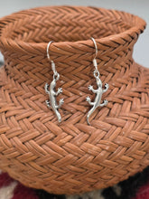 Load image into Gallery viewer, GECKO EARRINGS- STERLING SILVER
