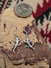 Load image into Gallery viewer, GECKO EARRINGS- STERLING SILVER
