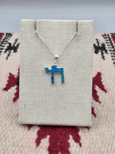 Load image into Gallery viewer, BLUE OPAL CHAI NECKLACE
