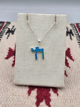 Load image into Gallery viewer, BLUE OPAL CHAI NECKLACE
