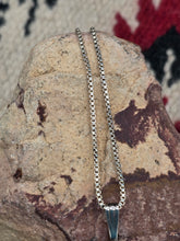 Load image into Gallery viewer, BLUE OPAL TEARDROP NECKLACE - NAVAJO - SAMUEL YELLOWHORSE
