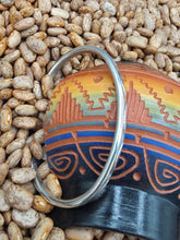 Load image into Gallery viewer, ETCHED STERLING SILVER CUFF BRACELET - ELAINE TAHE
