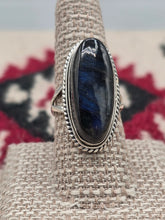 Load image into Gallery viewer, LABRADORITE RING -SIZE 8.5
