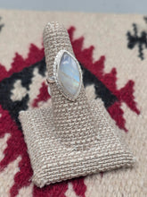 Load image into Gallery viewer, MOONSTONE RING - SIZE 6.5 - DIAMOND SHAPED
