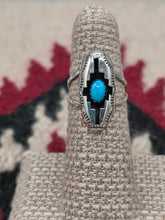 Load image into Gallery viewer, TURQUOISE SHADOWBOX RING - HARRY YAZZIE - SIZE
