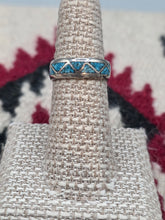 Load image into Gallery viewer, TURQUOISE CHIP INLAY BANDS - NAVAJO
