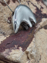 Load image into Gallery viewer, STERLING SILVER FETISH BEAR NECKLACE
