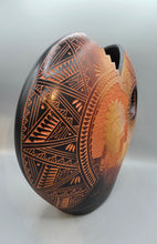 Load image into Gallery viewer, ACOMA ETCHWARE KACHINA PILLOW POT POTTERY- DIANE ARAGON
