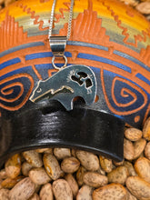 Load image into Gallery viewer, STERLING SILVER FETISH BEAR NECKLACE- NAVAJO
