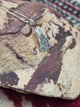 Load image into Gallery viewer, STERLING SILVER HOPI OVERLAY WOLF PENDANT- DANIELLE WADSWORTH
