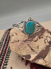 Load image into Gallery viewer, TURQUOISE CONCHO CUFF BRACELET- HENRY MARIANO
