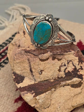 Load image into Gallery viewer, TURQUOISE CONCHO CUFF BRACELET- HENRY MARIANO

