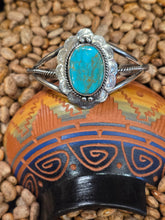 Load image into Gallery viewer, TURQUOISE CONCHO CUFF BRACELET- HENRY MARIANO
