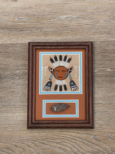 Load image into Gallery viewer, SANDPAINTING  - BUFFALO SUNFACE - GLEN NEZ
