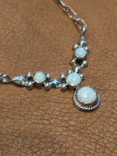 Load image into Gallery viewer, WHITE OPAL 4 STONE NECKLACE- ANNIE SPENCER
