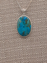 Load image into Gallery viewer, TURQUOISE OVAL NECKLACE- KINGMAN
