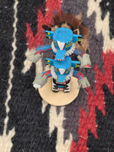 Load image into Gallery viewer, MINI PIGGYBACK KACHINA - LIZARD -
