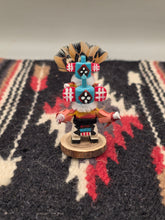 Load image into Gallery viewer, MINI PIGGYBACK KACHINA- CHASING STAR
