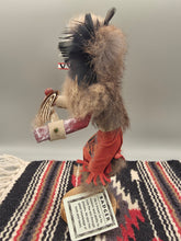 Load image into Gallery viewer, BADGER KACHINA - 8"
